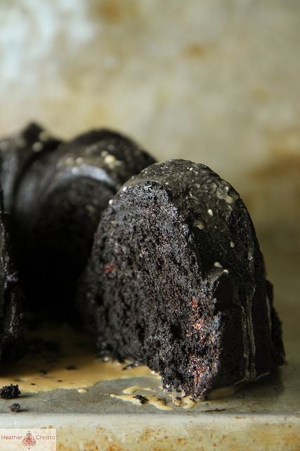 Fork Breaking the Black Organic Charcoal Vegan Cake, Food Stock Footage ft.  artisan & bakery - Envato Elements